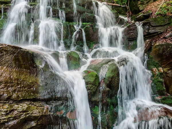 Beautiful Wild Waterfall Forest — Zdjęcie stockowe