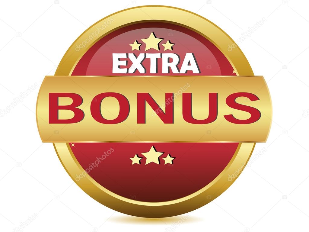 Golden extra bonus button