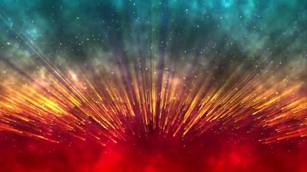 Render Animation Particle Colorful — Vídeo de Stock