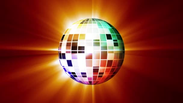 Canlandırma Disko Topu Oluştur — Stok video