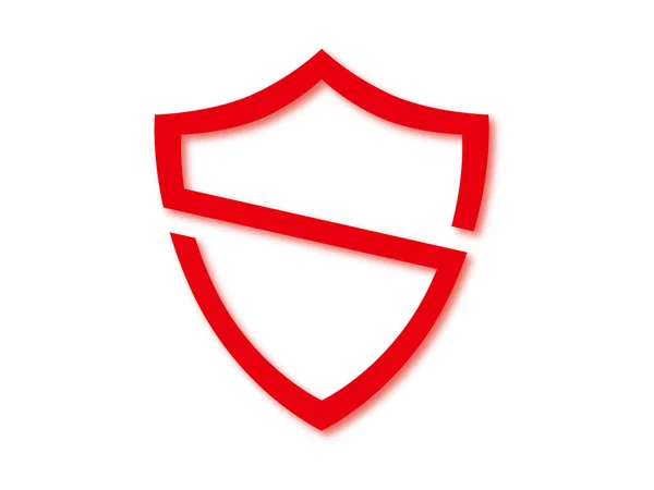 Imagem Vetor Logotipo Escudo Segurança —  Vetores de Stock