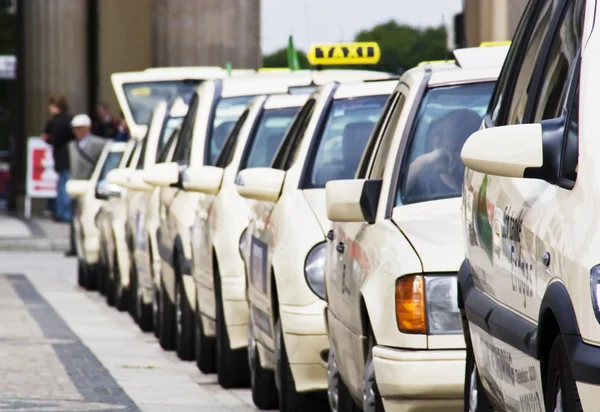 Taxibilar — Stockfoto