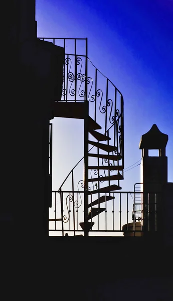 Escadaria em espiral — Fotografia de Stock