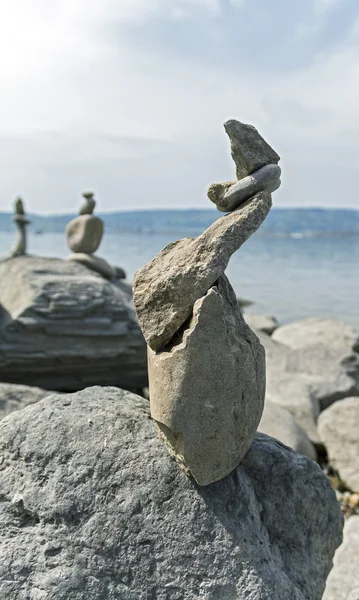 Haufen kleiner Steine — Stockfoto