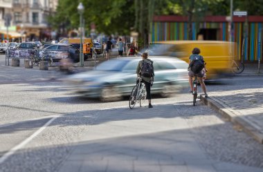 Road traffic in Berlin
