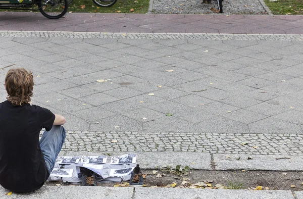 Gatuförsäljare — Stockfoto