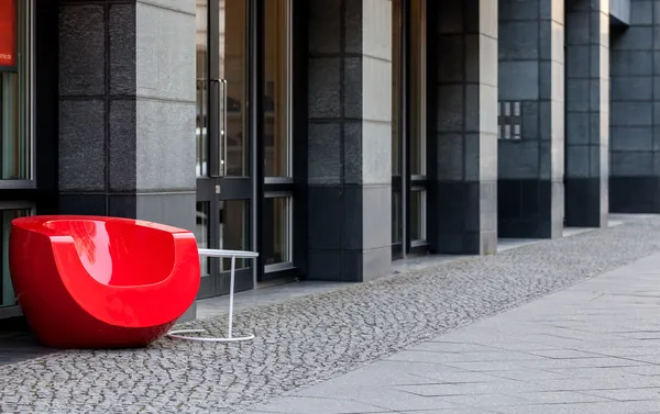 Red armchair — Stock Photo, Image