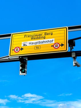 Berlin'in yol trafik işaret