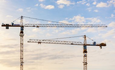 Construction crane clipart