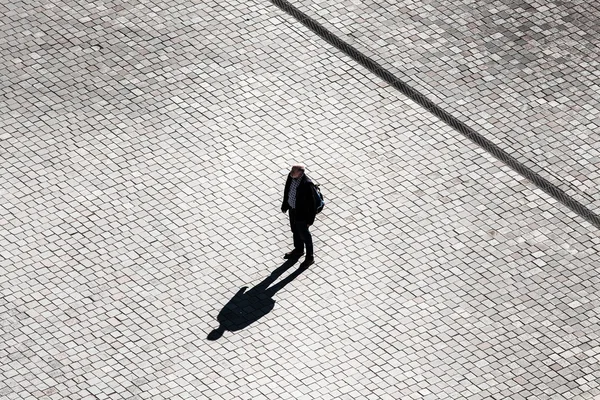 Uomo solitario — Foto Stock