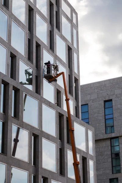 Limpieza de edificios — Foto de Stock