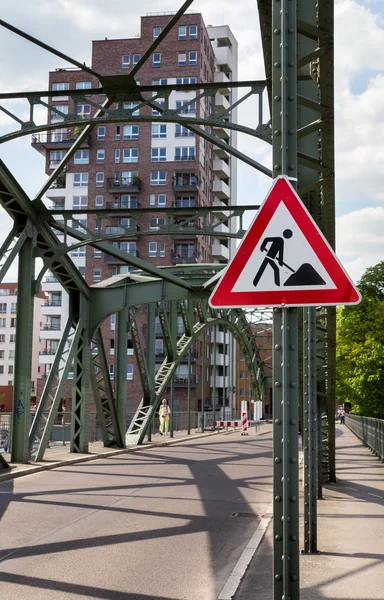 Construcción del puente — Foto de Stock