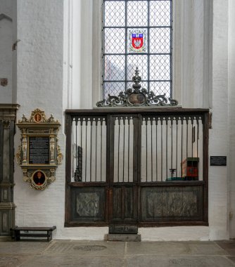 Polonya 'nın Gdansk kentindeki Bazylika Mariacka kilisesinde.