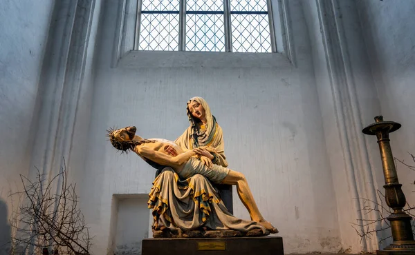 Igreja Bazylika Mariacka Gdansk Polônia — Fotografia de Stock