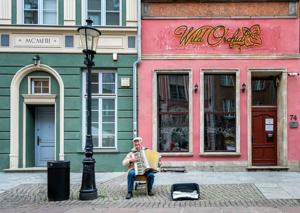 Arquitetura Turismo Marcos Gdansk Polônia — Fotografia de Stock