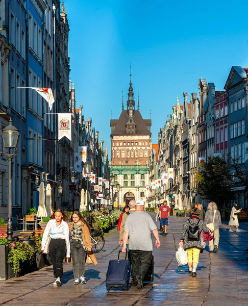 Arquitectura Turismo Monumentos Gdansk Polonia — Foto de Stock