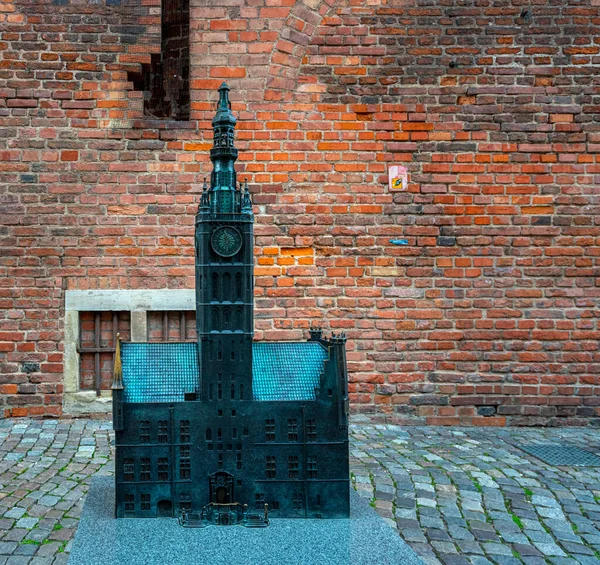 Építészet Turizmus Nevezetességek Gdanskban Lengyelországban — Stock Fotó