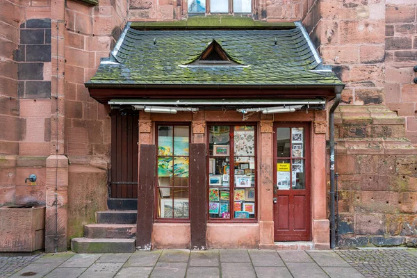 Vervallen Gevel Van Heiliggeistkirche Heidelberg Baden Wuerttemberg Duitsland — Stockfoto