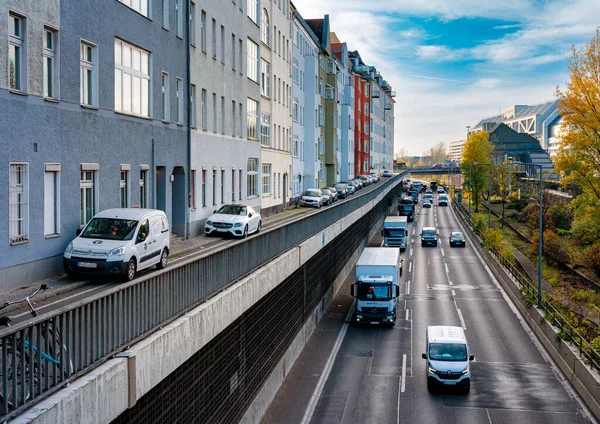 Vivir Autopista Ciudad Berlín Los Distritos Oeste Charlottenburg —  Fotos de Stock