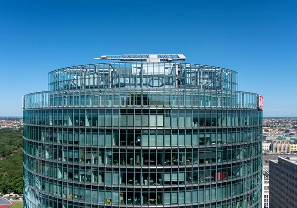 Wolkenkrabber Van Het Hoofdkantoor Van Potsdamer Platz Berlijn Duitsland — Stockfoto