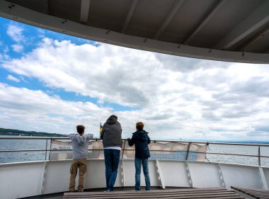 Almanya, Baden-Wrttemberg 'deki Constance Gölü' nde şehirler, nakliyat ve turizm