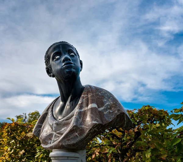 Historical Busts First Roundabout Sanssouci Park Potsdam Brandenburg Germany — стокове фото