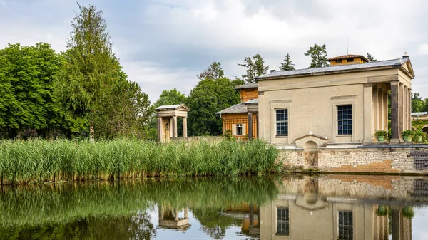 Das Historische Gebäude Mit Den Römischen Bädern Park Sanssouci Potsdam — Stockfoto