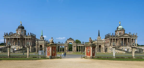 Colonnades Communs Sanssouci Palace Park Potsdam Brandenburg Germany — Stockfoto