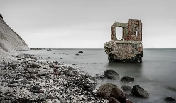 Tidigare Planlösning Östersjön Vid Kap Arkona Rgen Mecklenburg Vorpommern Tyskland — Stockfoto