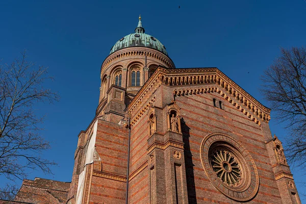 Sankt Michael Kerk Café Engelbecken Berlijn Mitte Duitsland — Stockfoto