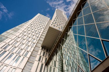 Frankfurt am Main, Hessen, Almanya 'daki mimari ve banka binası