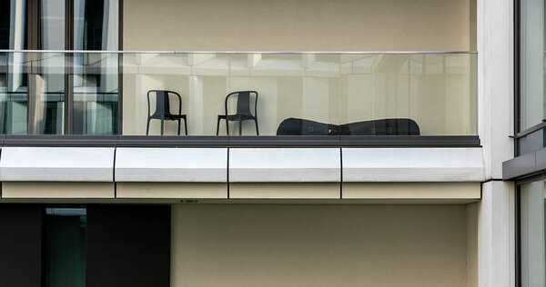 modern architecture and office buildings in Berlin's new center, Germany