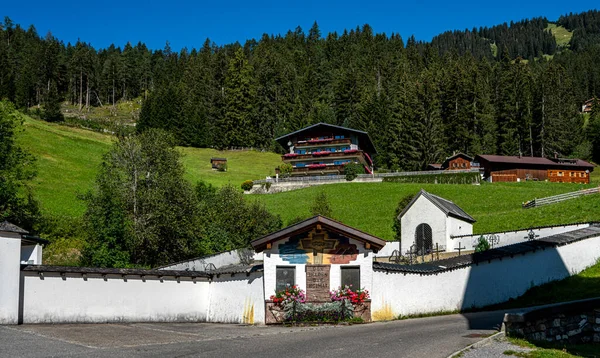 Landscape Nature Lechtal Tyrol Austria — стоковое фото