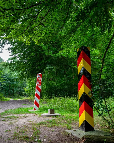 Grenzposten Der Deutsch Polnischen Grenze Mecklenburg Vorpommern Deutschland — Stockfoto
