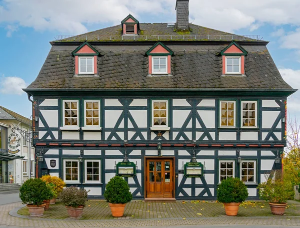 Casa Meia Madeira Outros Pontos Turísticos Cidade Velha Wetzlar Hesse — Fotografia de Stock