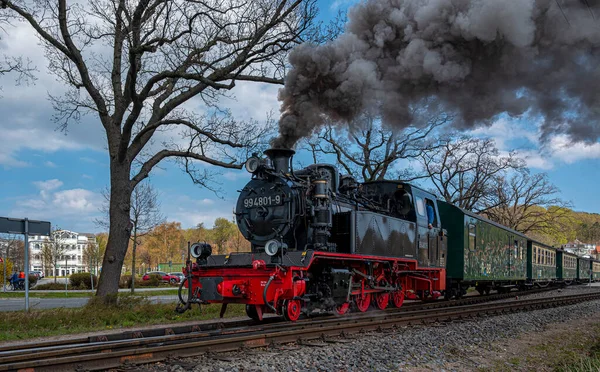 Historic Rasender Roland Railway Holiday Island Ruegen Sellin Mecklenburg West — Fotografia de Stock