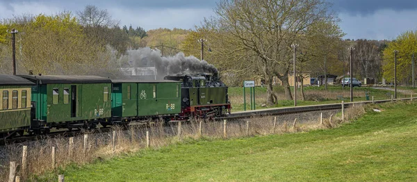 Historic Rasender Roland Railway Holiday Island Ruegen Sellin Mecklenburg West — Foto Stock