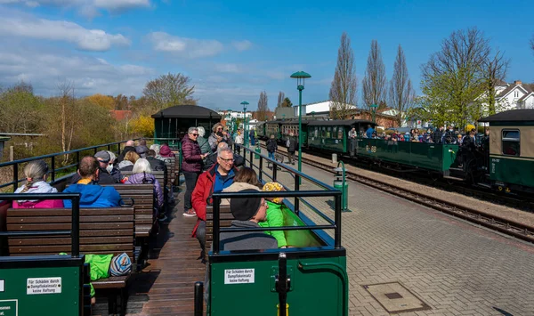 Historic Rasender Roland Railway Holiday Island Ruegen Sellin Mecklenburg West — Foto Stock