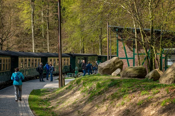 Historic Rasender Roland Railway Holiday Island Ruegen Sellin Mecklenburg West — Fotografia de Stock