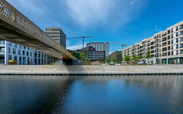 Golda Meir Steg at the Landwehr Canal, Europacity, Berlin, Germany