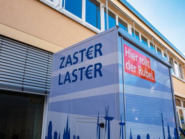 Berliner Volksbank mobile ATM, Berlin, Germany