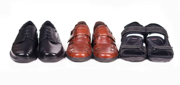 Three pairs of shoes — Stock Photo, Image