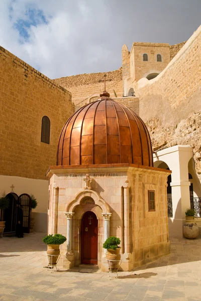 Greek Orthodox Monastery of Mar Saba (St. Sabas) in Judean Deser — Stock Photo, Image