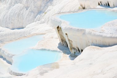 Pamukkale, Türkiye 'de Travertines