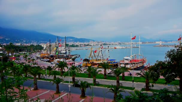 Alanya, Turkiet — Stockvideo