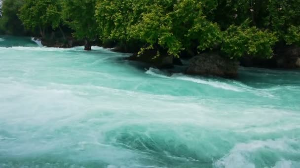 Manavgat waterfall — Stock Video