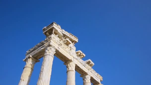 Apollon temppeli rauniot — kuvapankkivideo