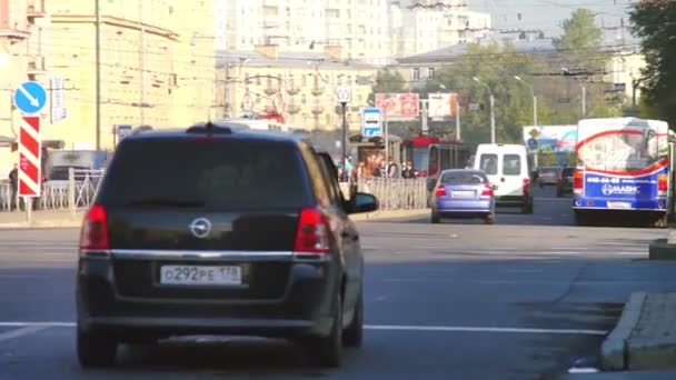 Saint Petersburg cityscape — Stok video