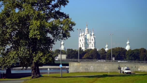 Smolny katedral — Stockvideo