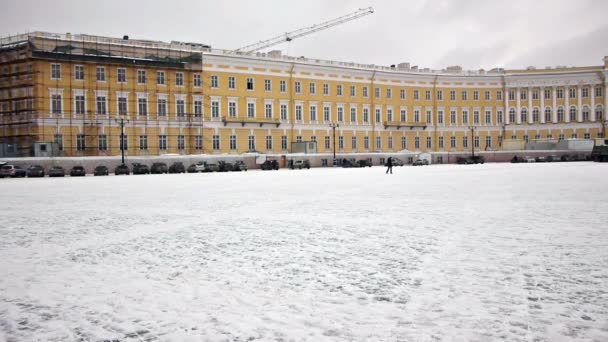 Дворцовая площадь — стоковое видео